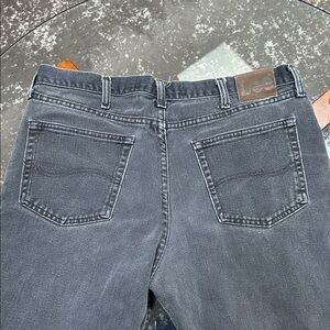 Vintage Lee Dark Gray Straight Jeans